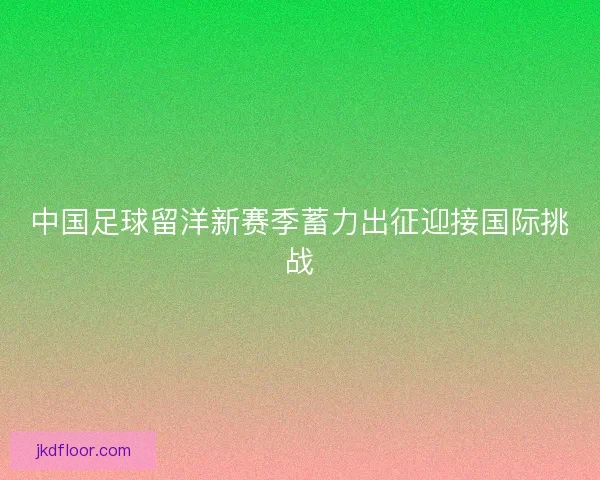 中国足球留洋新赛季蓄力出征迎接国际挑战